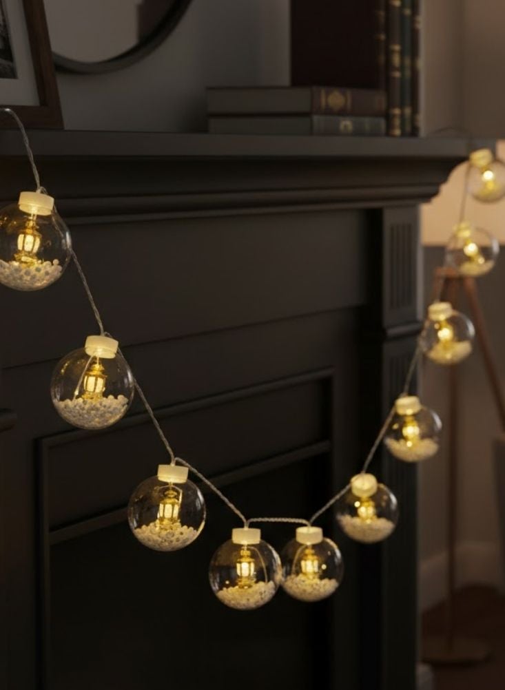 Premium Ramadan Crescent Moon Decorative LED String Lights – Islamic Home Decoration - Image 2